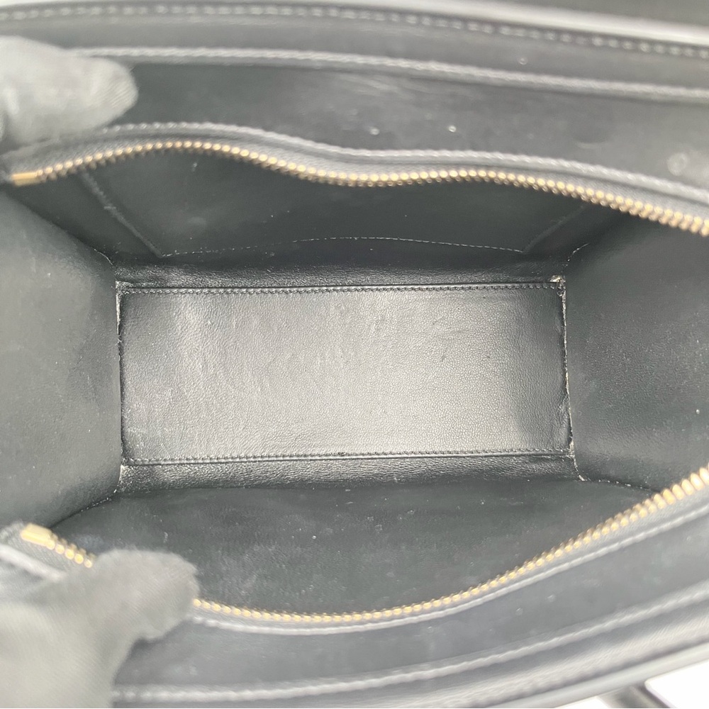 CELINE Nano Luggage Bag Tri-Color Leather & Suede - Picture 15 of 16